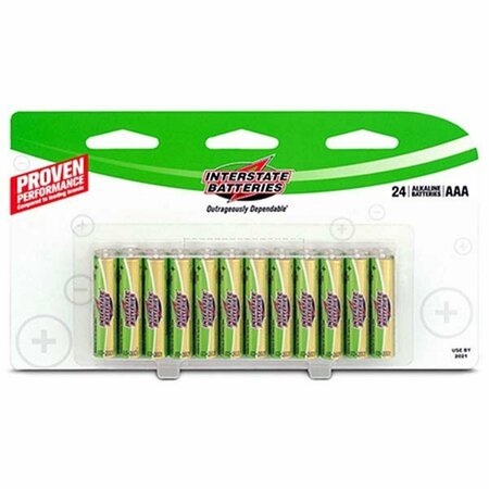 INTERSTATE BATTERIES Alkaline Battery AAA - 24 Count IN601027